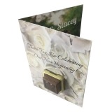 Choco Greeting Wedding Card